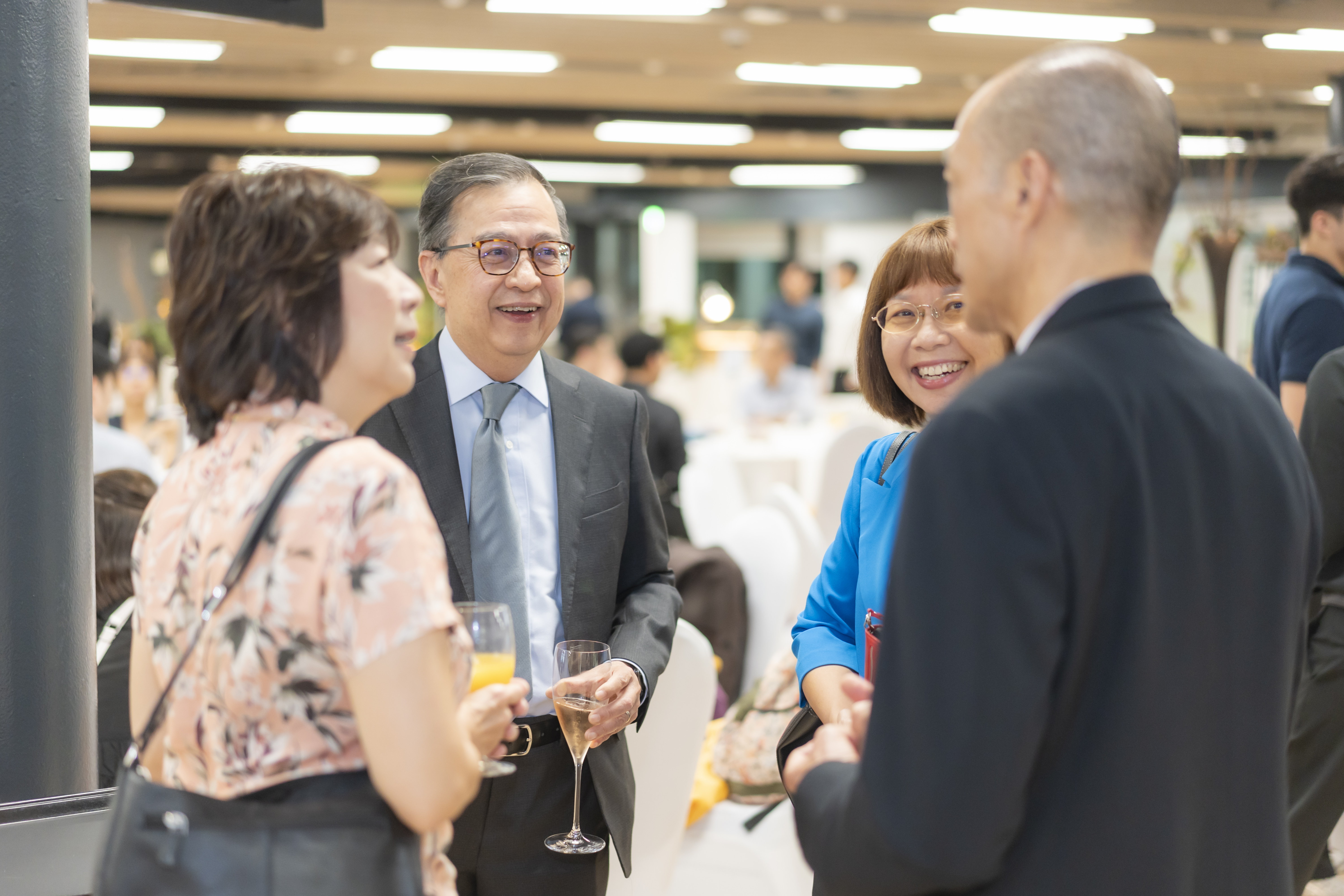 (L-R) Justice Debbie Ong, SMU Provost Prof Alan Chan, Prof Lee Pey Woan and Prof Chan Wing Cheong
