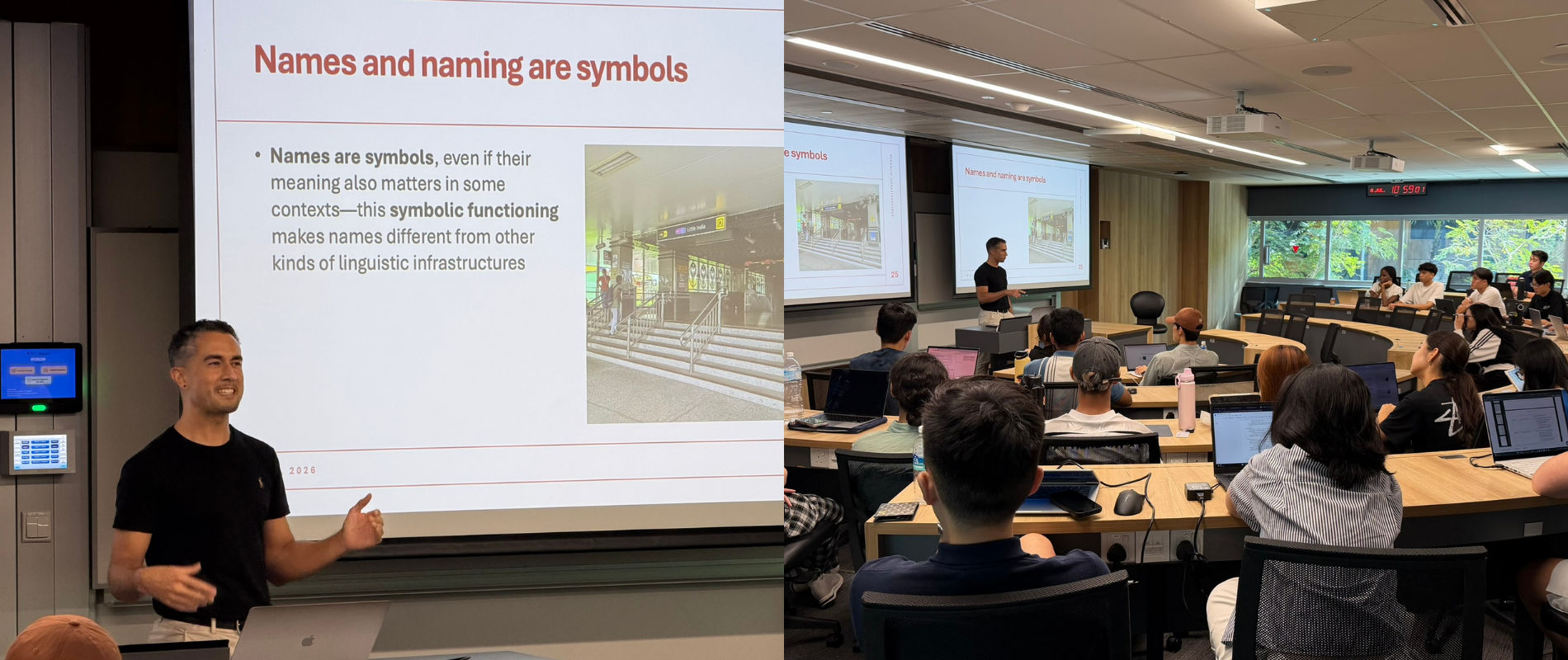 Dr. Joshua Babcock conducting his specialised module, “Infrastructures of Experience in Global Asia”.