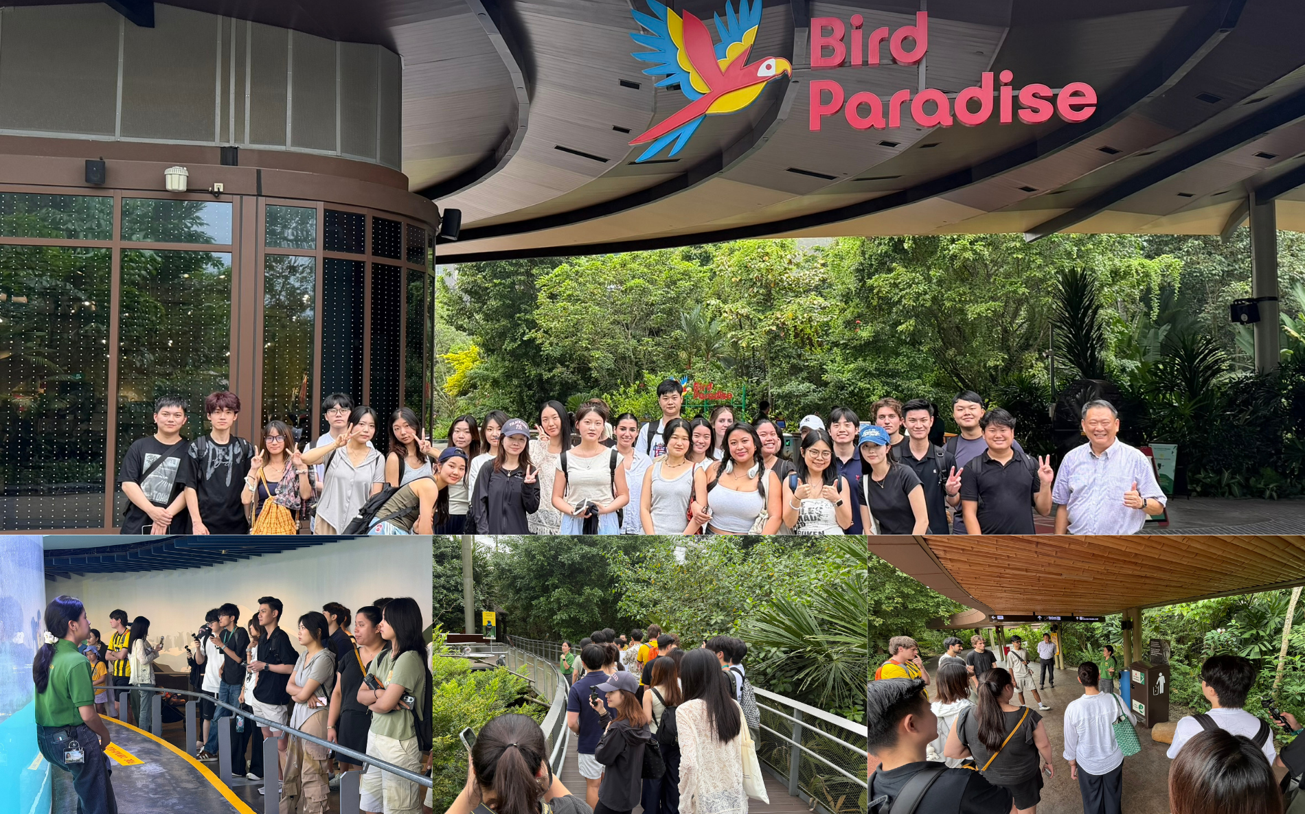 Field trip to Bird Paradise (Mandai Wildlife Reserve) as part of “The Business of Fun” module in GSP.