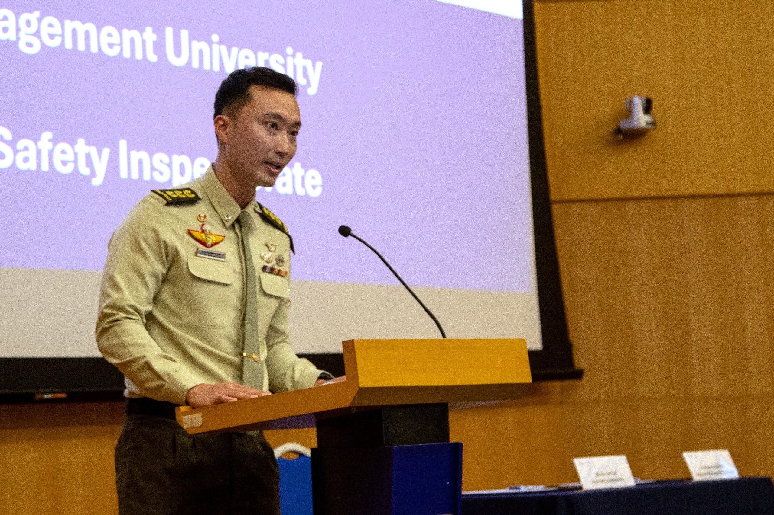 Colonel (COL) Bernard Tay, Head Army Safety Inspectorate, MINDEF
