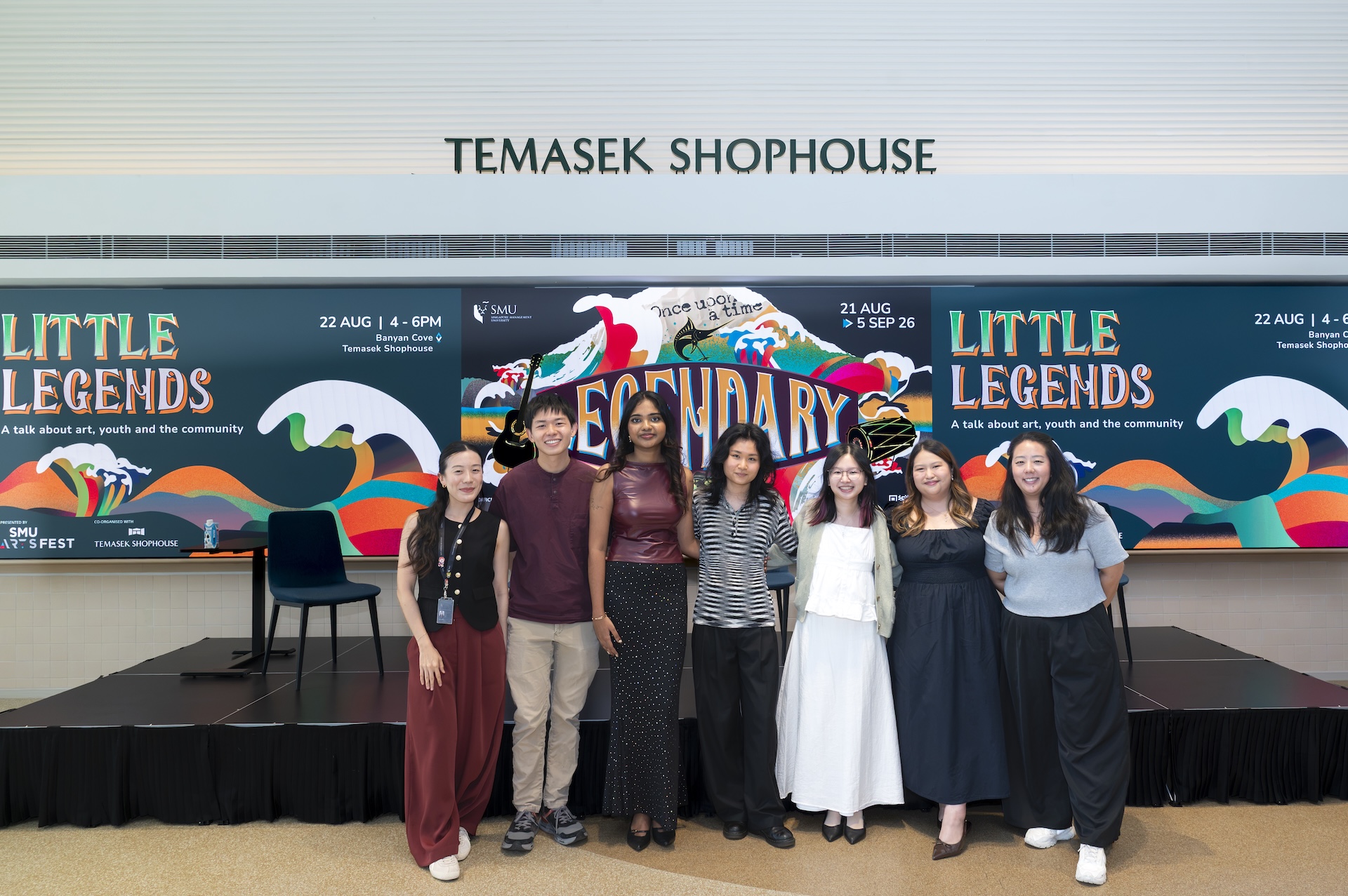 Held at Temasek Shophouse, Little Legends gave the audience a peek into the creative process of three student artists.
