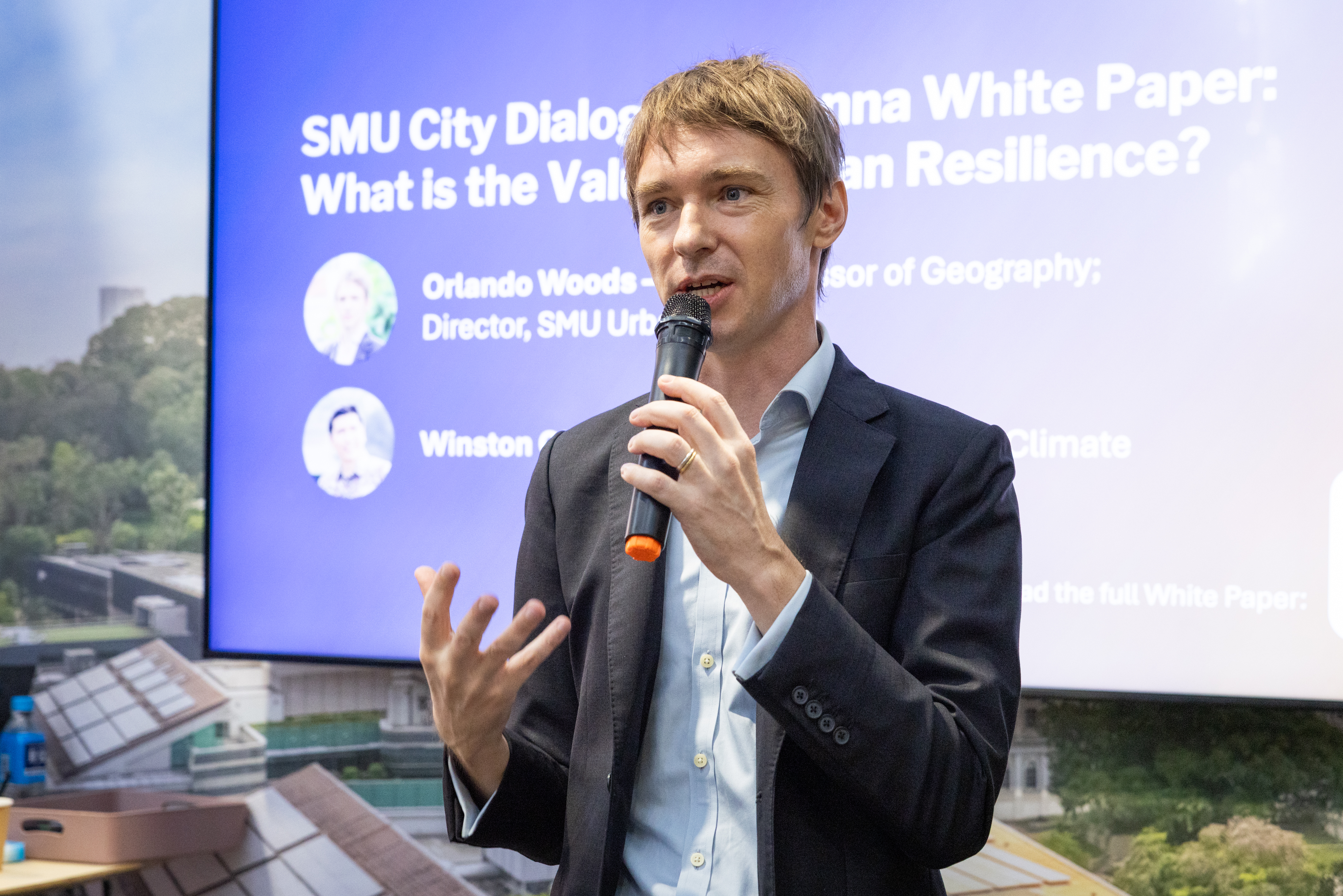 Professor of Geography Orlando Woods, Director of the SMU UI and Associate Dean (Research and Postgraduate Programmes), who authored SMU's new White Paper, “What is the Value of Urban Resilience?”, commented that cities can no longer afford to treat resilience solely as an infrastructure or risk-management exercise.