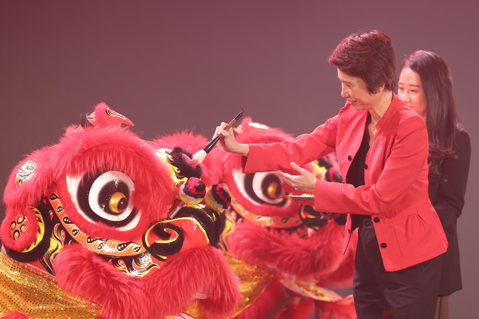 Senior Minister of State Ms Low Yen Ling speaking at the launch of SMU China.