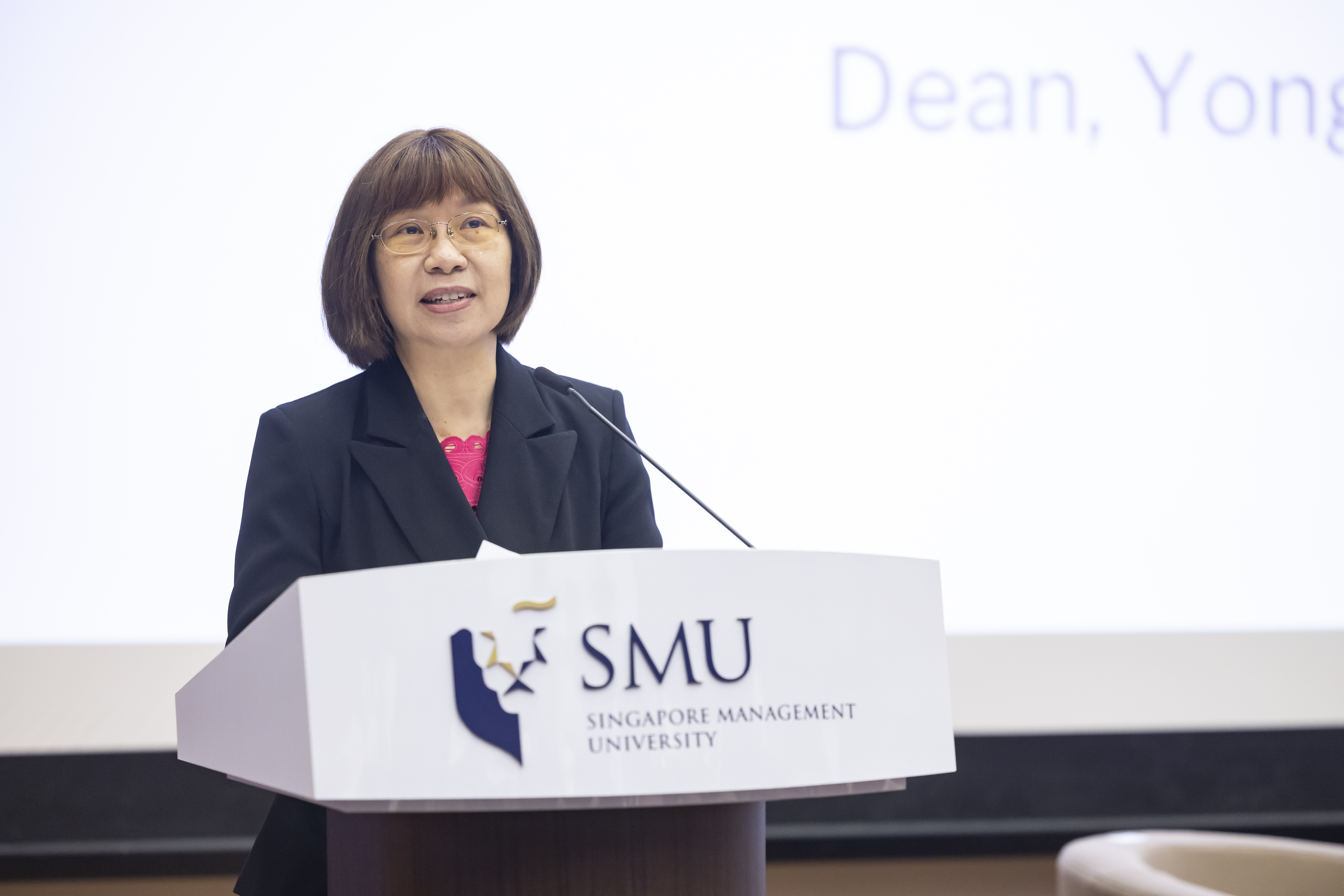 Prof Lee Pey Woan, Dean of SMU Yong Pung How School of Law