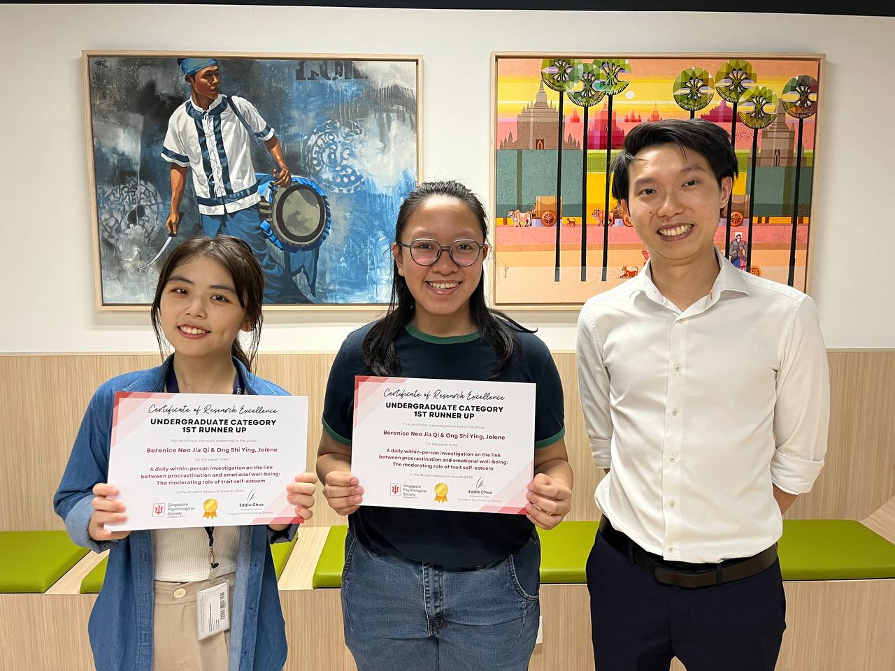 SMU College of Social Sciences Psychology College students take main place within the Singapore Psychological Tradition Faculty pupil Exploration Awards for 3 a very long time in a row