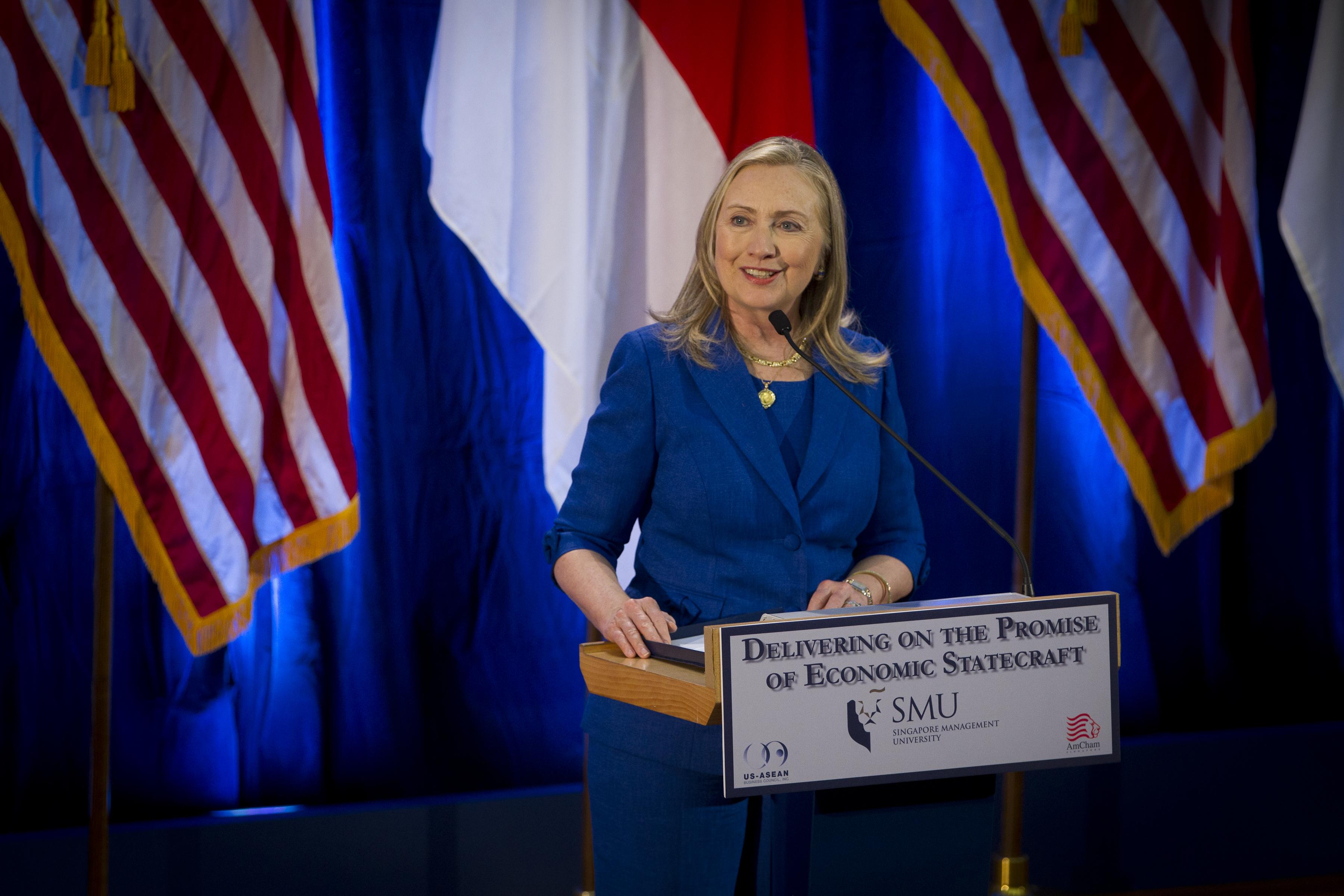 US Secretary Of State Hillary Clinton Speaks At SMU | SMU Newsroom