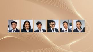 Team SMU-Duke Partners. From L-R: Joseph Pang Yue Se, Vivian Chong Pei Ting, Justin Lim Ren Hsien (fr Duke University), Derrick Fung Wei Meng, Wong Wei Kang and Chan Bi Jing.
