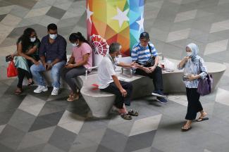PHOTO: Bread-and-butter concerns of Singaporean workers and issues of race and religion featured prominently during Prime Minister Lee Hsien Loong's speech at the National Day Rally on Aug 29, notes commentator Eugene Tan. - OI BOON KENG