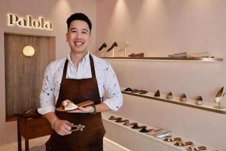 Palola was founded by Singaporean shoemaker Joshua Leong, who made a career switch to pursue shoemaking in Italy. ST PHOTO: JASON QUAH