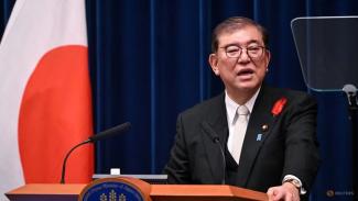 Japan's new Prime Minister Shigeru Ishiba speaks during a press conference at the prime minister's office in Tokyo, Japan on Oct 1, 2024. (Photo: Yuichi Yamazaki/Pool via Reuters)