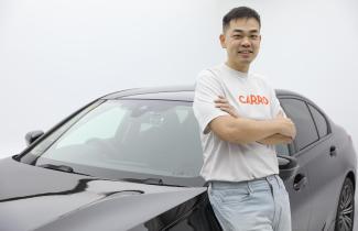 Aaron Tan, co-founder and CEO of Carro, took the Young Business Leader of the Year laurels at the Singapore Business Awards. PHOTO: TAY CHU YI, BT
