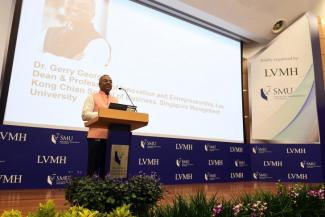 SMU Dean of LKCSB Prof Gerard George