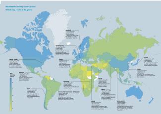 The Elite Quality Index 2023 Global Map