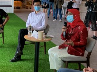 Sharing session with President Halimah