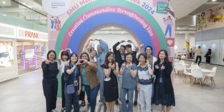 The organising team of counsellors and staff from Mrs Wong Kwok Leong Student Wellness Centre (MWKLSWC).