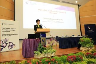 Ms Indranee Rajah, Singapore’s Senior Minister of State for Law & Education, graced the launch of the new Applied Research Centre for Intellectual Assets & the Law in Asia (ARCIALA) at SMU.