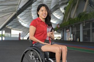 Yip Pin Xiu, who has three Paralympic golds and a silver, will be defending her 50m and 100m backstroke (S2) titles at the Tokyo Games. PHOTO: COURTESY OF SINGAPORE DISABILITY SPORTS COUNCIL