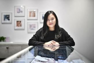 Ms Cheryl Tan applied to be an e-commerce trainee at home-grown jewellery retailer SK Jewellery for 12 months after hearing about the SGUnited Traineeships Programme, and was the first to join the company under the scheme in July. ST PHOTO: ARIFFIN JAMAR