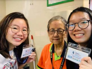 Students from Singapore Management University doing field work for their study on public toilets before the Covid-19 outbreak here. Photo: Singapore Management University Read more at https://www.todayonline.com/singapore/toilets-coffee-shops-hawker-centres-have-become-dirtier-2016-smu-study