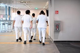 While Singapore can attract healthcare workers from overseas, it suffers from an outflow of nurses seeking better opportunities elsewhere. PHOTO: ST FILE