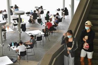 Universities have had to recalibrate their curricula and pedagogy to ensure their students are able to adapt and thrive in the new economy. ST PHOTO: CHONG JUN LIANG