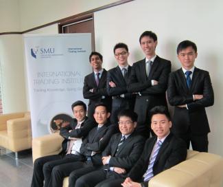 Back row: (from left) Akshat Kukreja, Lim Tern Poh, Tan Weili, Song Jia Shun. Front row: (from left) Pierre Peh, Wee Wei Li, Heng Jin Hau, Alex Fong